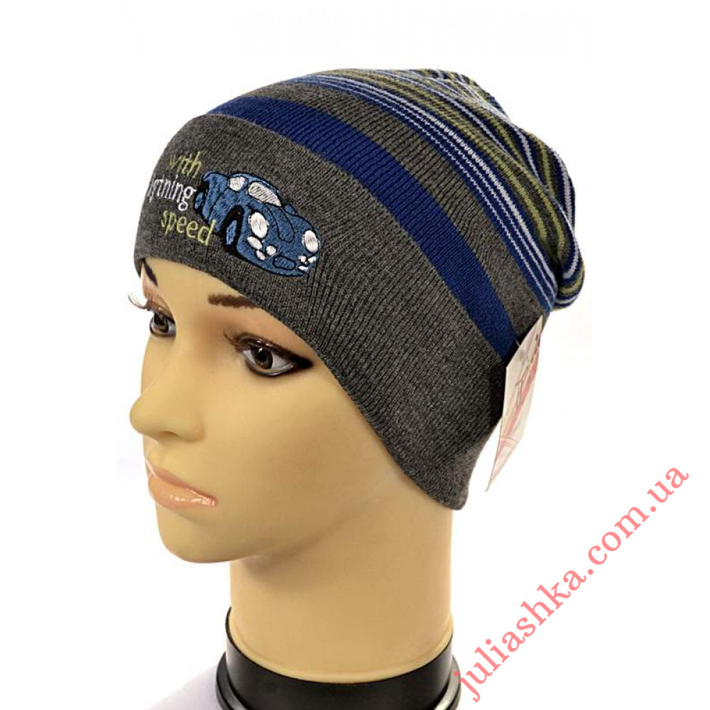 814м. AMAL(50-52р.дитяча в'язана шапка)