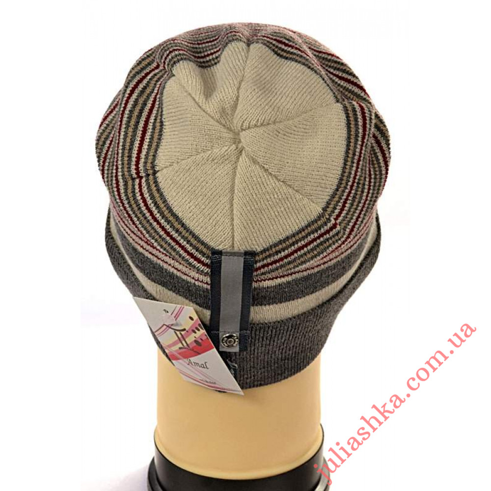 814м. AMAL(50-52р.дитяча в'язана шапка)