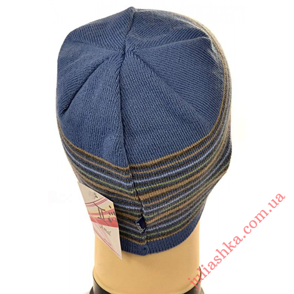854м. AMAL(50-54р.детская вязаная шапка)