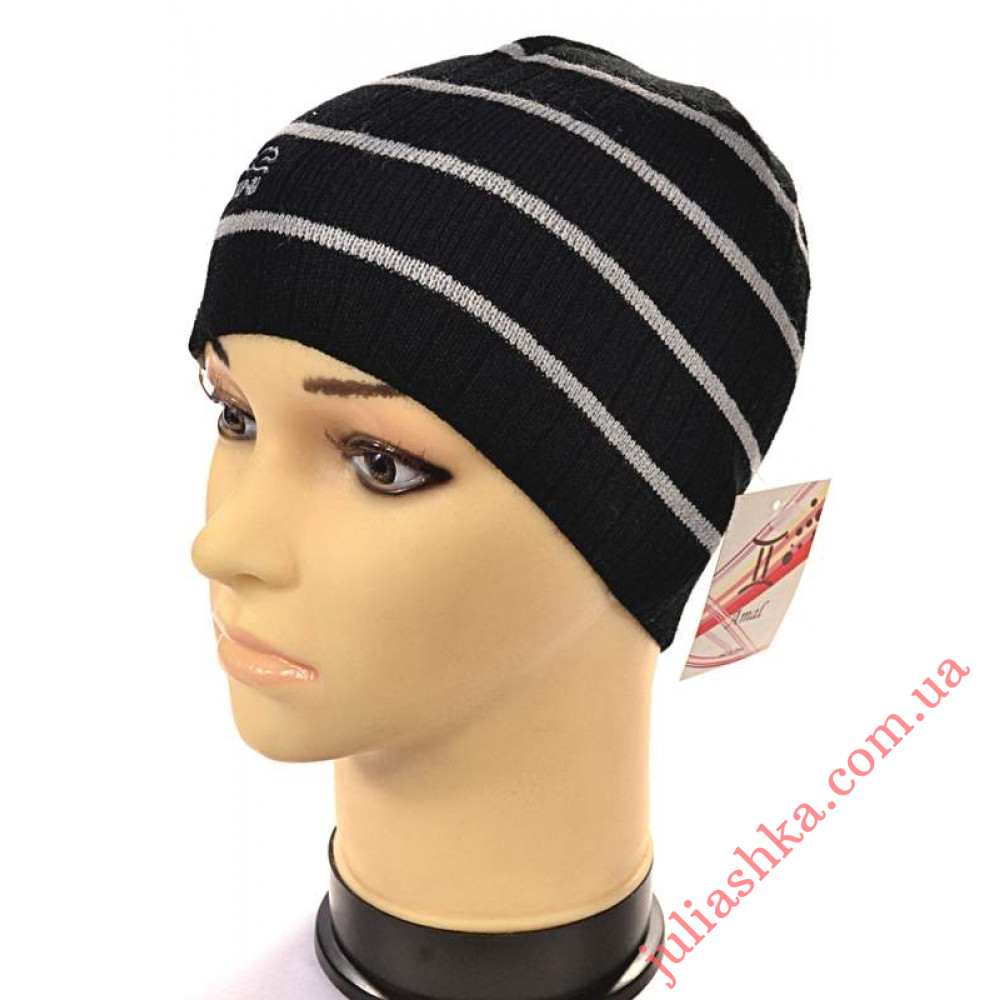 874м. AMAL(50-52р.детская вязаная шапка)