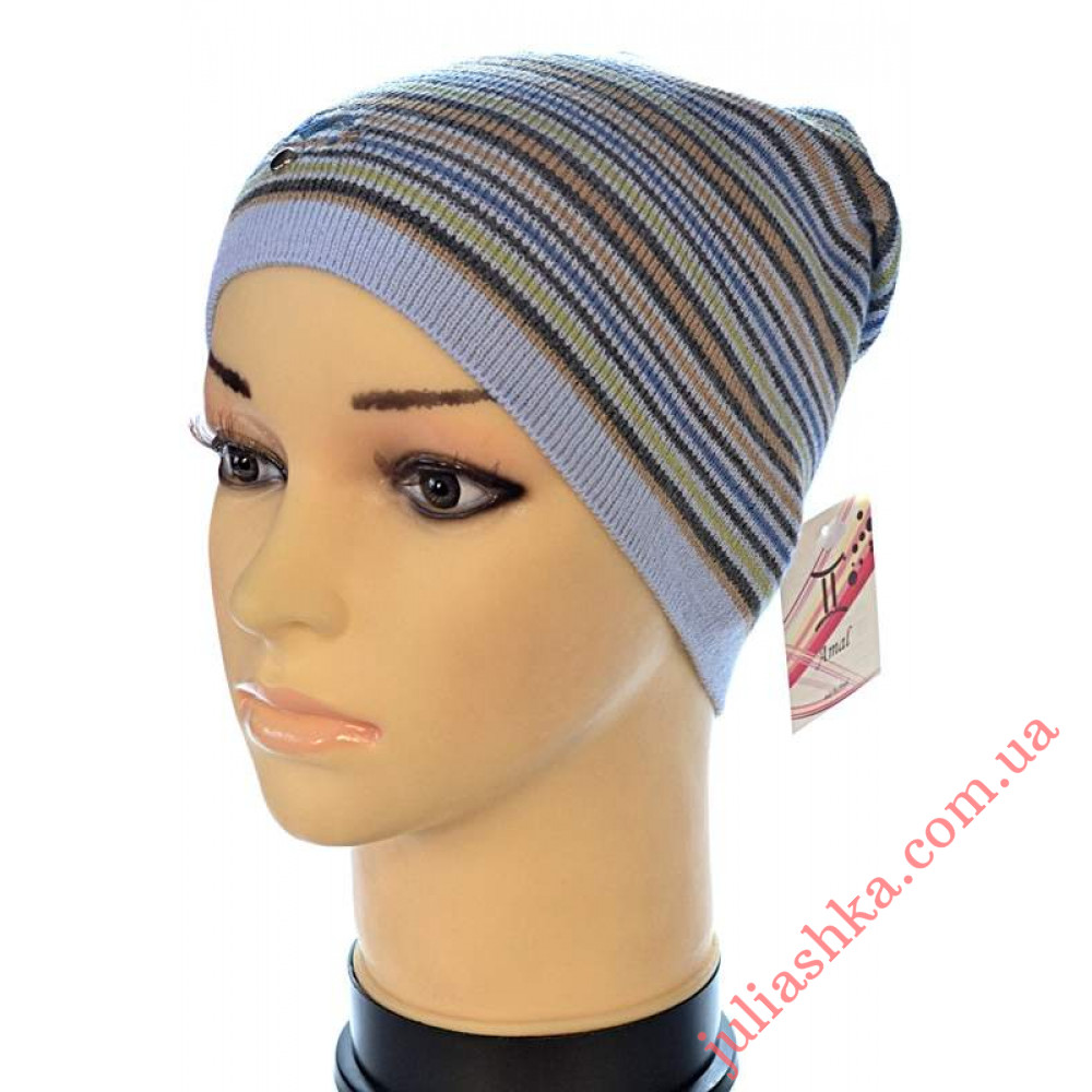 864м.AMAL(50-52р.детская вязаная шапка)