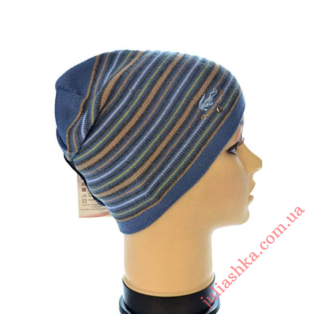 864м.AMAL(50-52р.детская вязаная шапка)