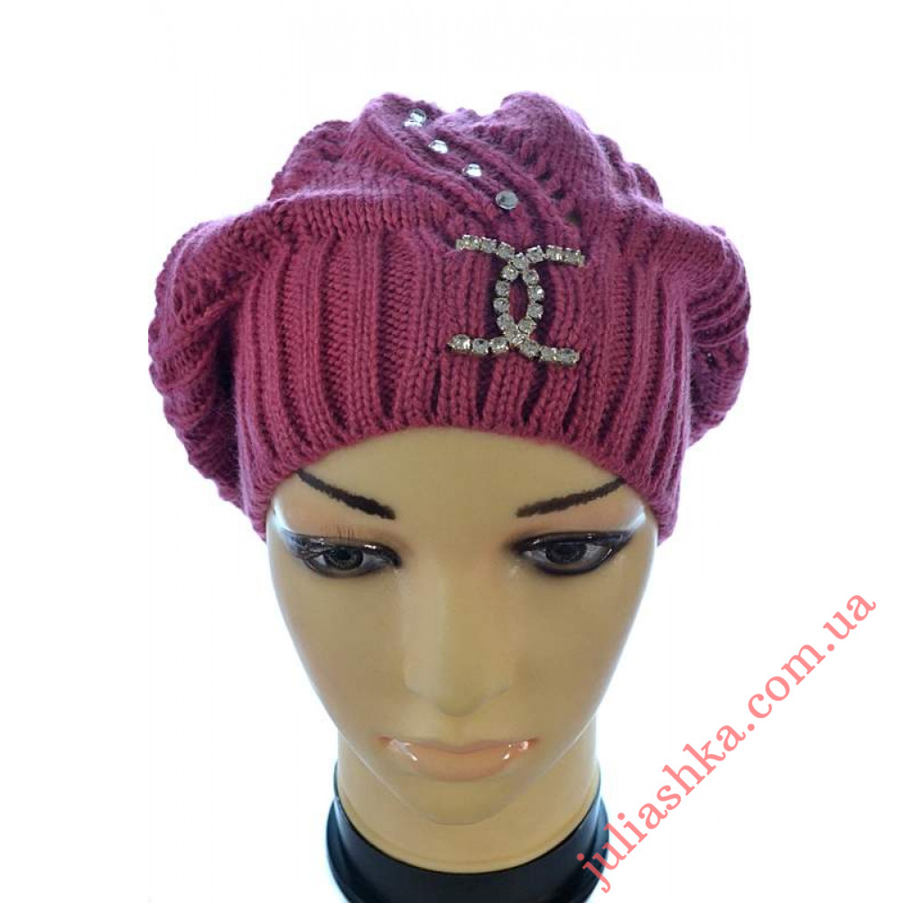 Марина PAWONEX(52-56р.вязаный берет)