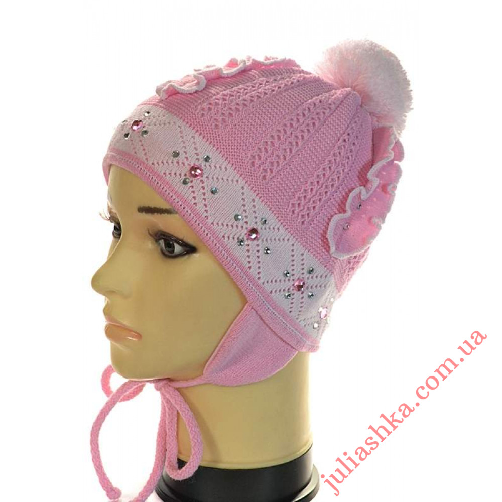 473 AGBO(48-52р.детская вязаная шапочка)