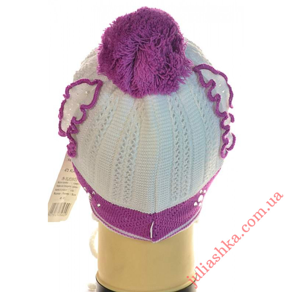 473 AGBO(48-52р.детская вязаная шапочка)