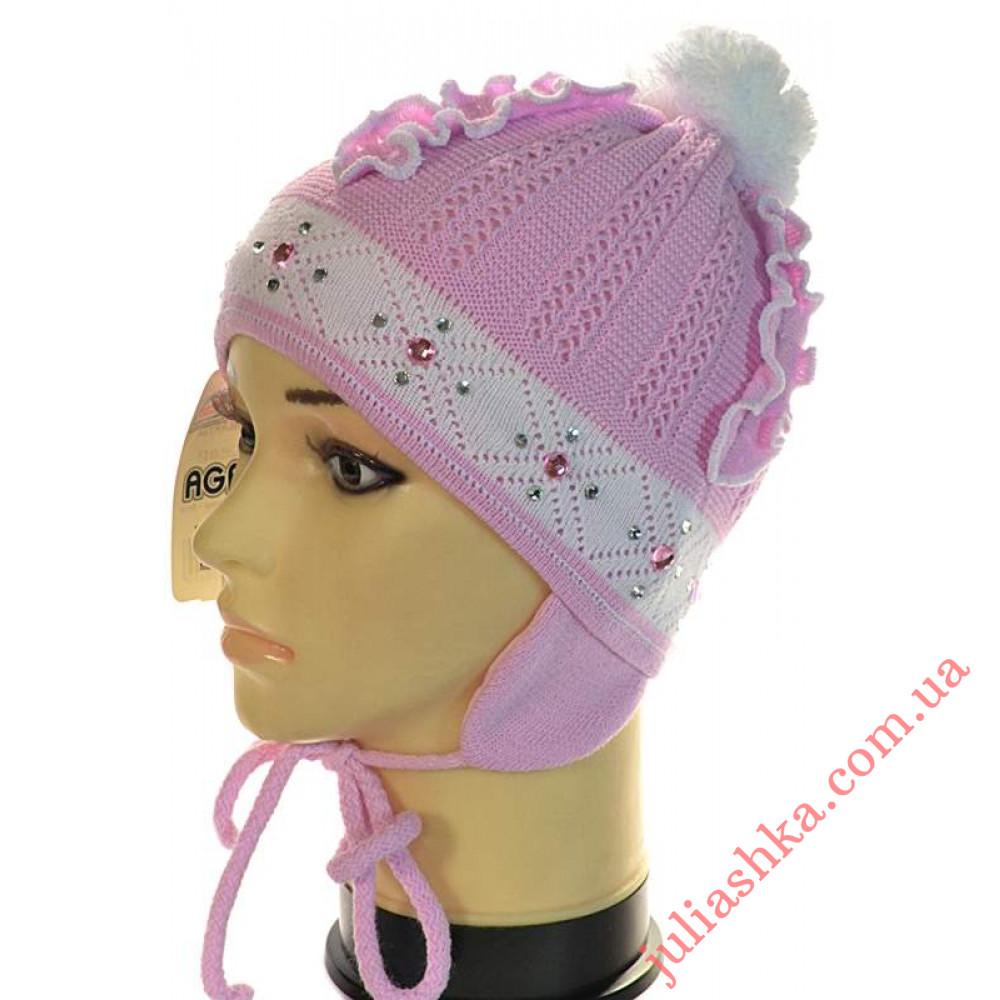 473 AGBO(48-52р.дитяча в’язана шапка)