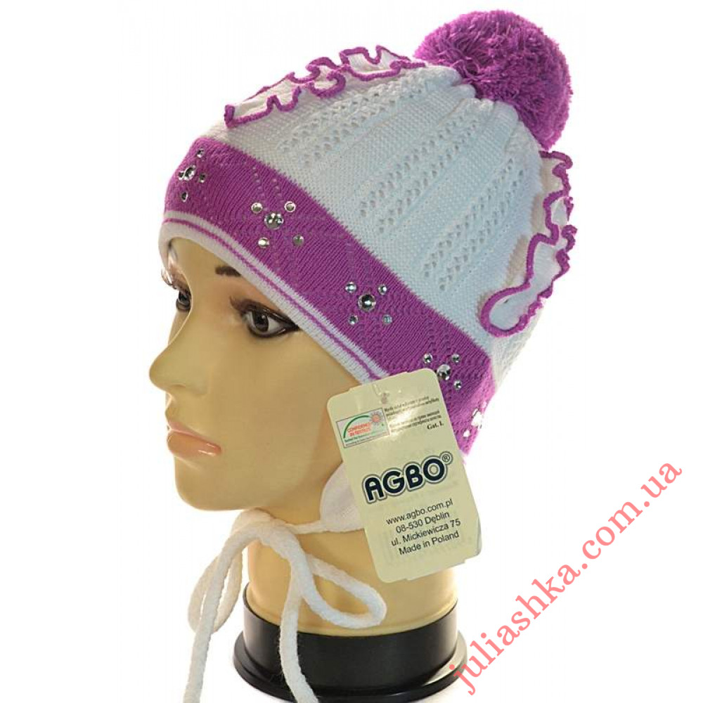 473 AGBO(48-52р.дитяча в’язана шапка)