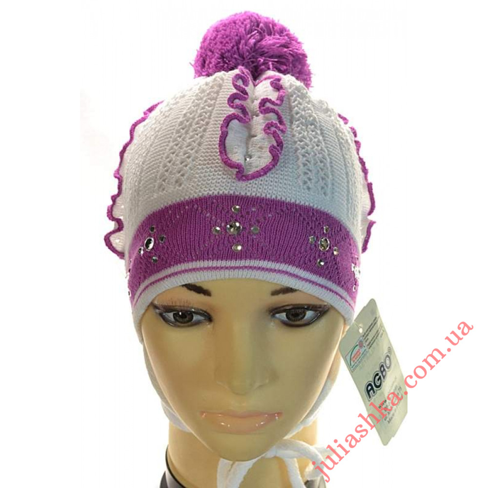 473 AGBO(48-52р.дитяча в’язана шапка)