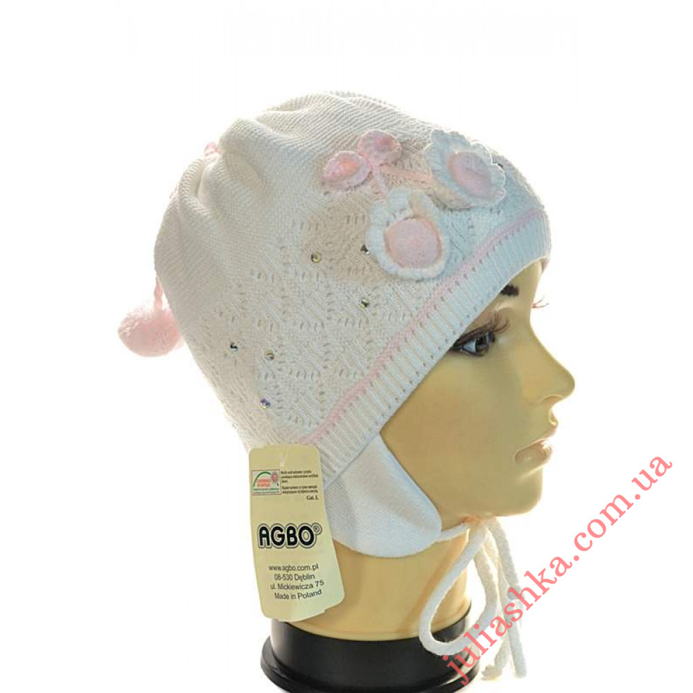 447 AGBO (48-52р.детская вязаная шапочка)