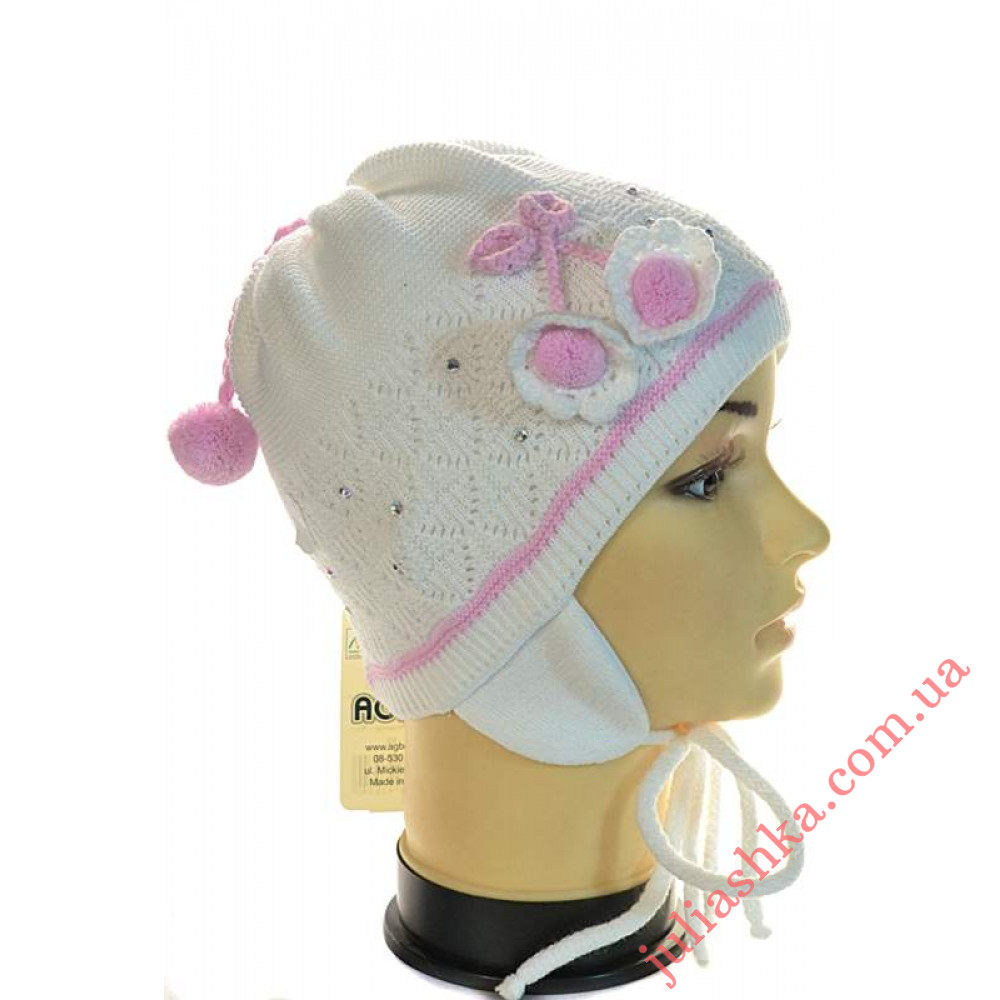 447 AGBO (48-52р.детская вязаная шапочка)