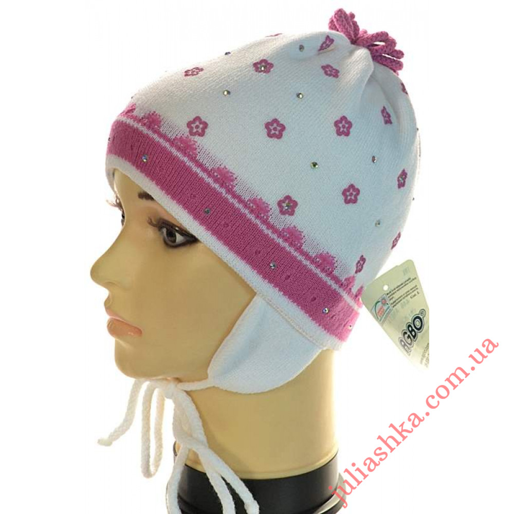 446 AGBO(48-52р.детская вязаная шапка)