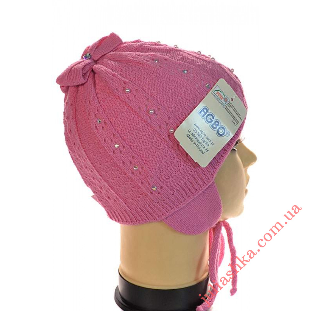 431 AGBO (48-52р.детская вязаная шапка)