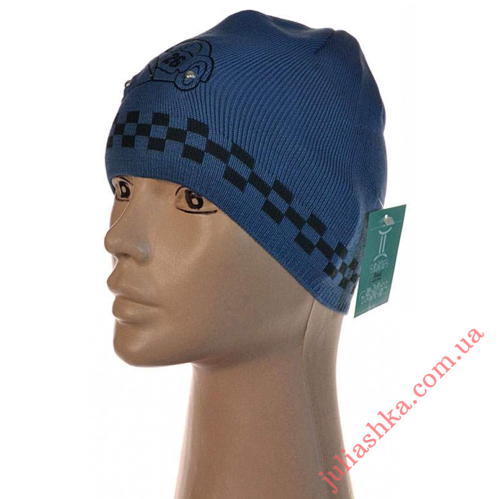 425м.бавовна AMAL(46-50р.дитяча в'язана шапка)