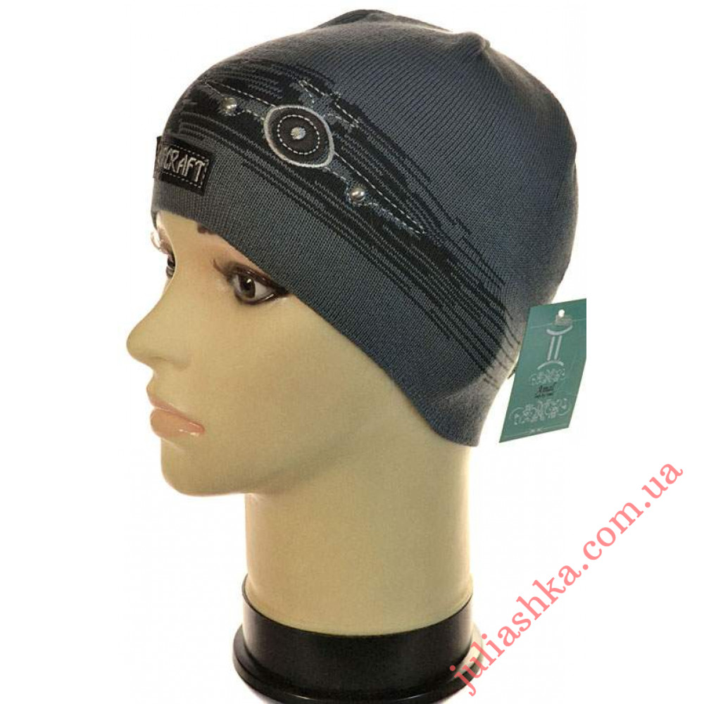 355м.бавовна AMAL(48-52р.дитяча в'язана шапка)