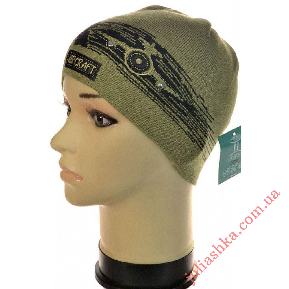 355м.хлопок AMAL(48-52р.детская вязаная шапка)