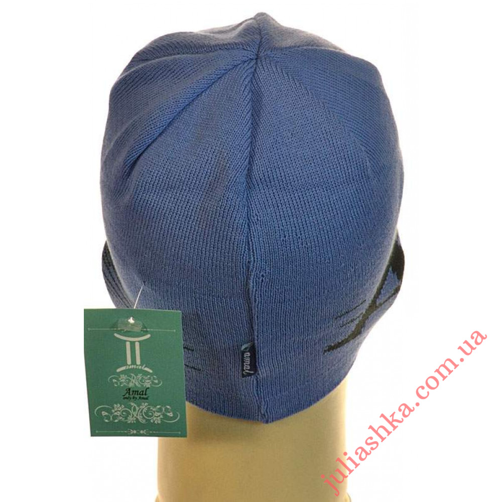 355м.бавовна AMAL(48-52р.дитяча в'язана шапка)
