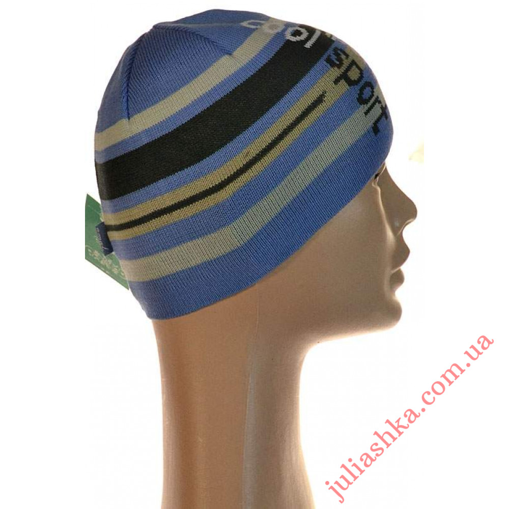 345м.хлопок AMAL(46-48р.детская вязаная шапка)