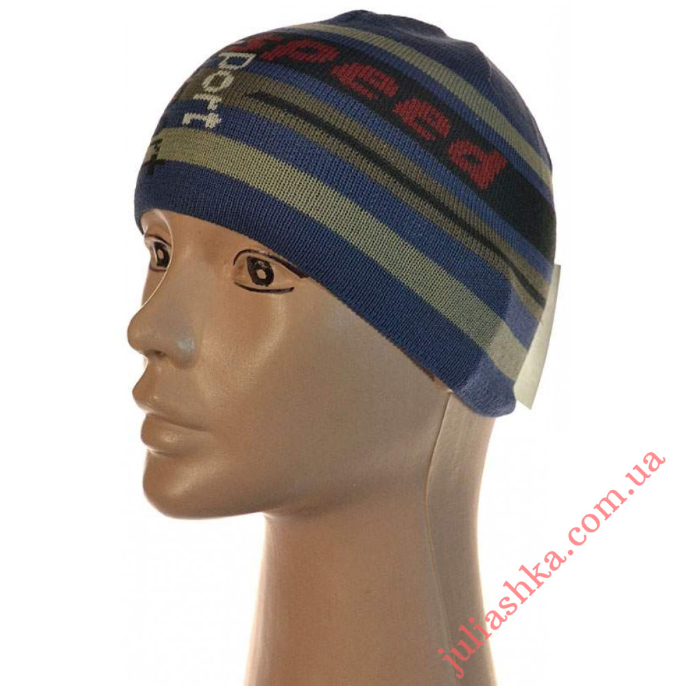 345м.бавовна AMAL(46-48р.дитяча в'язана шапка)