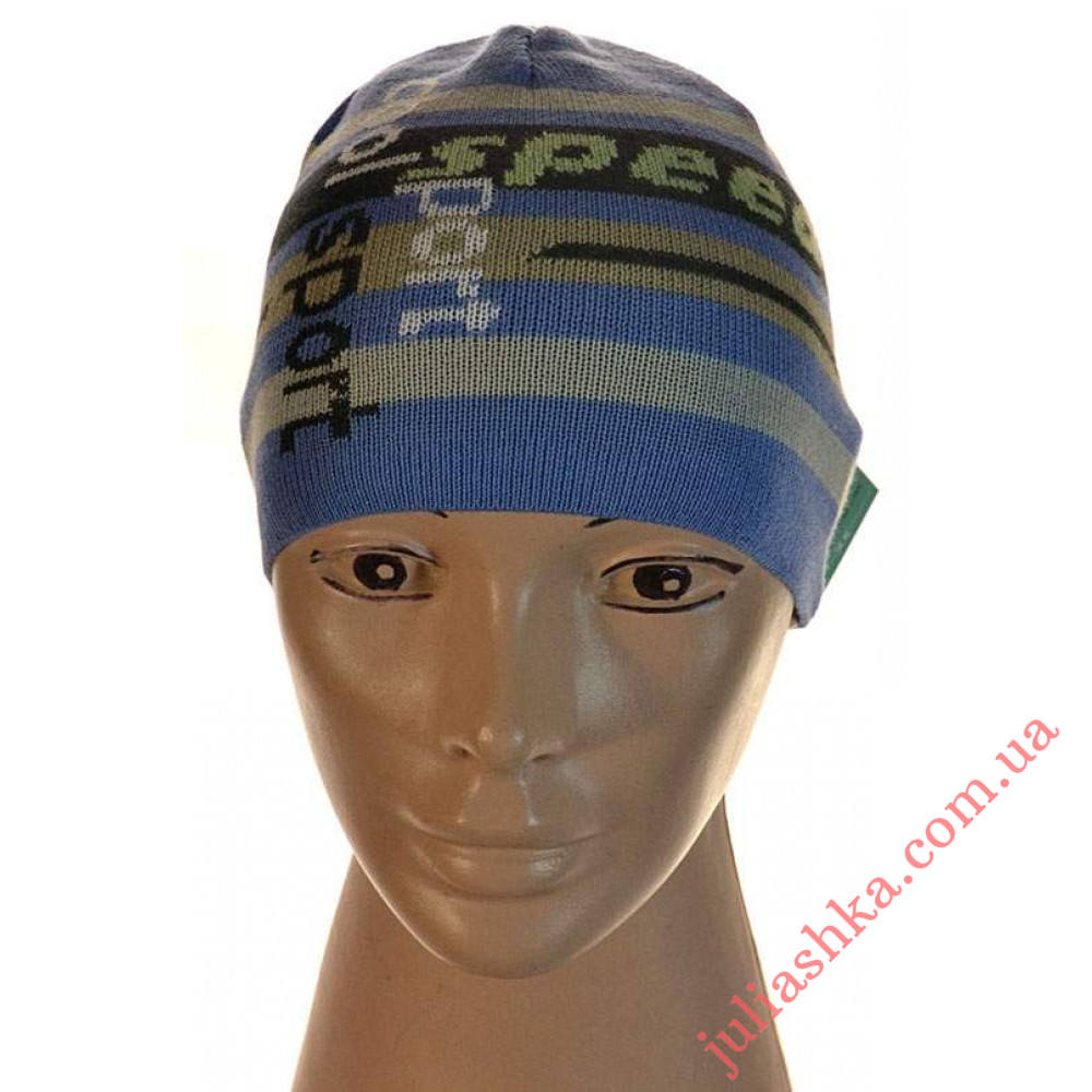 345м.бавовна AMAL(46-48р.дитяча в'язана шапка)