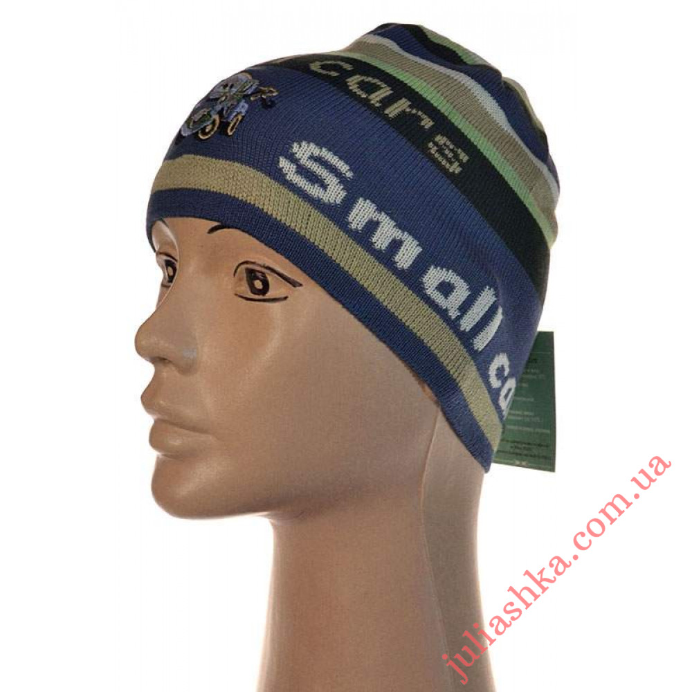 095м.бавовна AMAL(46-50р.дитяча в'язана шапка)