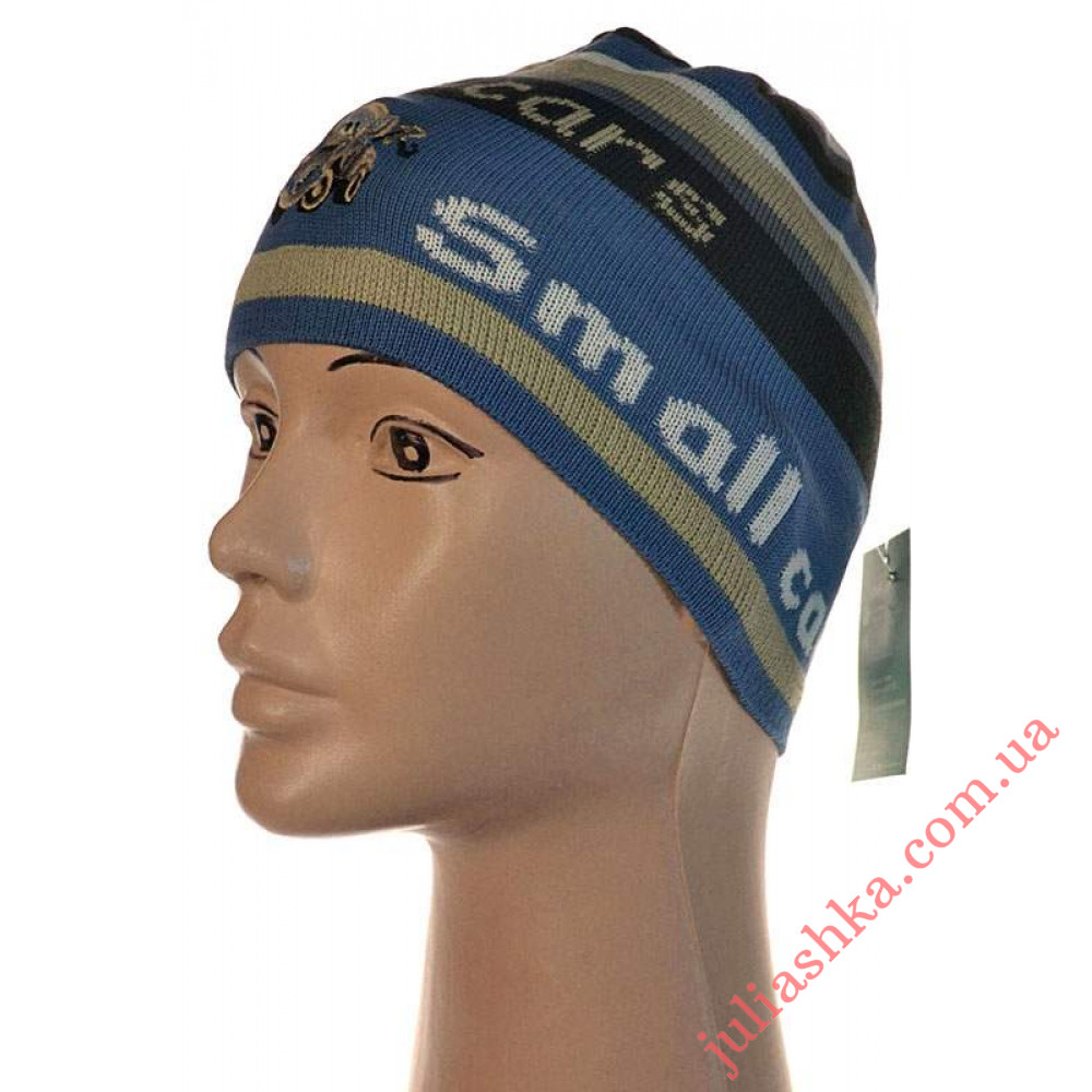 095м.хлопок AMAL(46-50р.детская вязаная шапка)