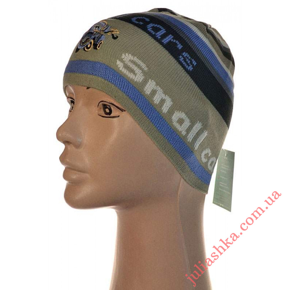 095м.бавовна AMAL(46-50р.дитяча в'язана шапка)