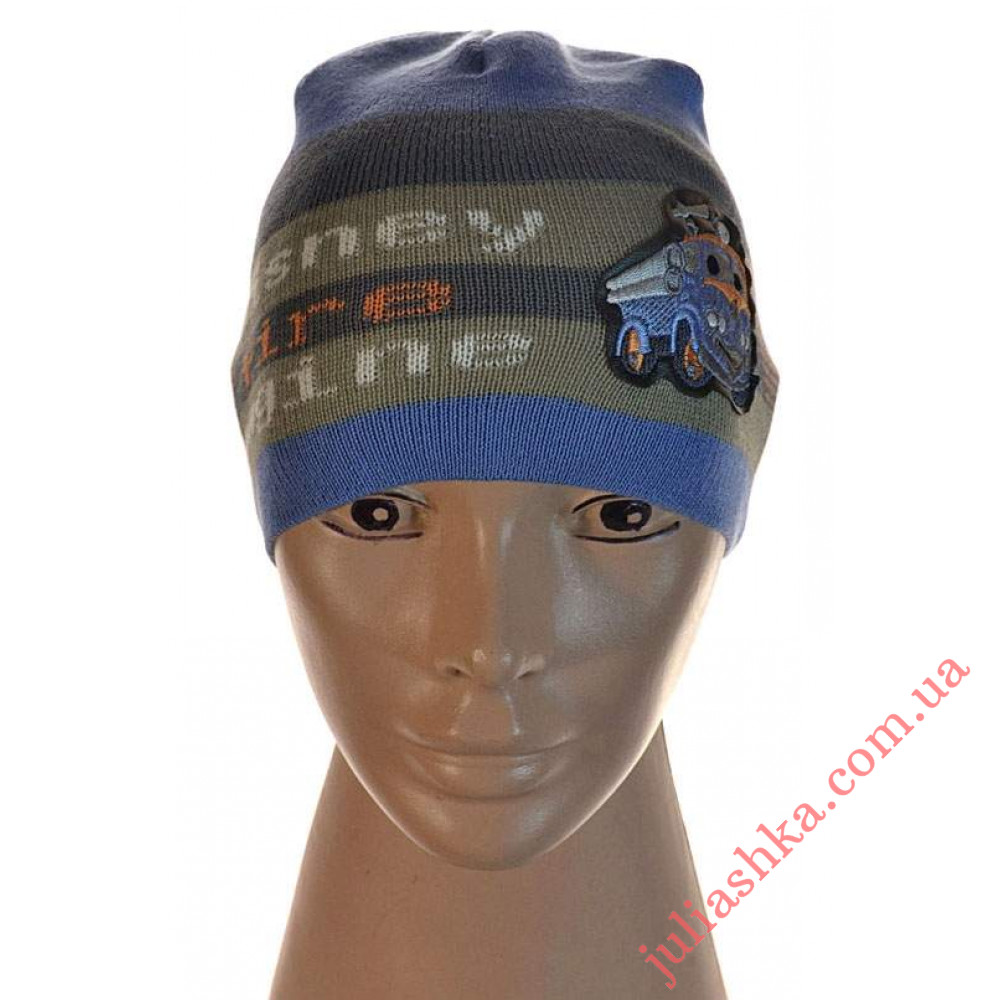 055м.бавовна AMAL(46-50р.дитяча в'язана шапка)