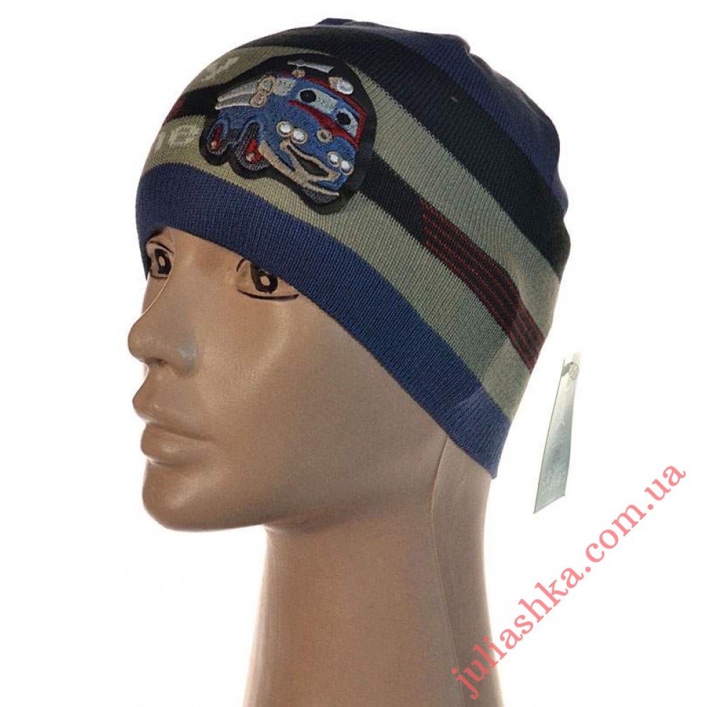 055м.бавовна AMAL(46-50р.дитяча в'язана шапка)