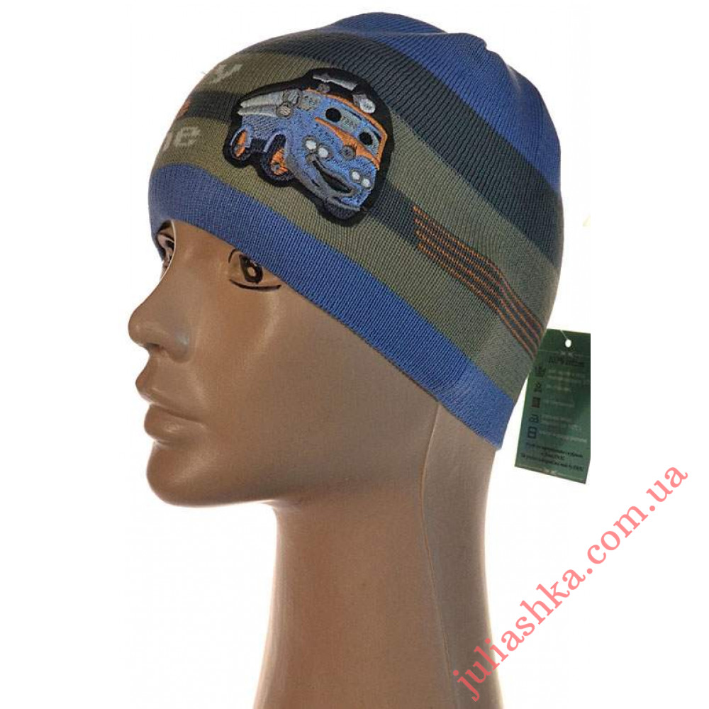 055м.хлопок AMAL(46-50р.детская вязаная шапка)