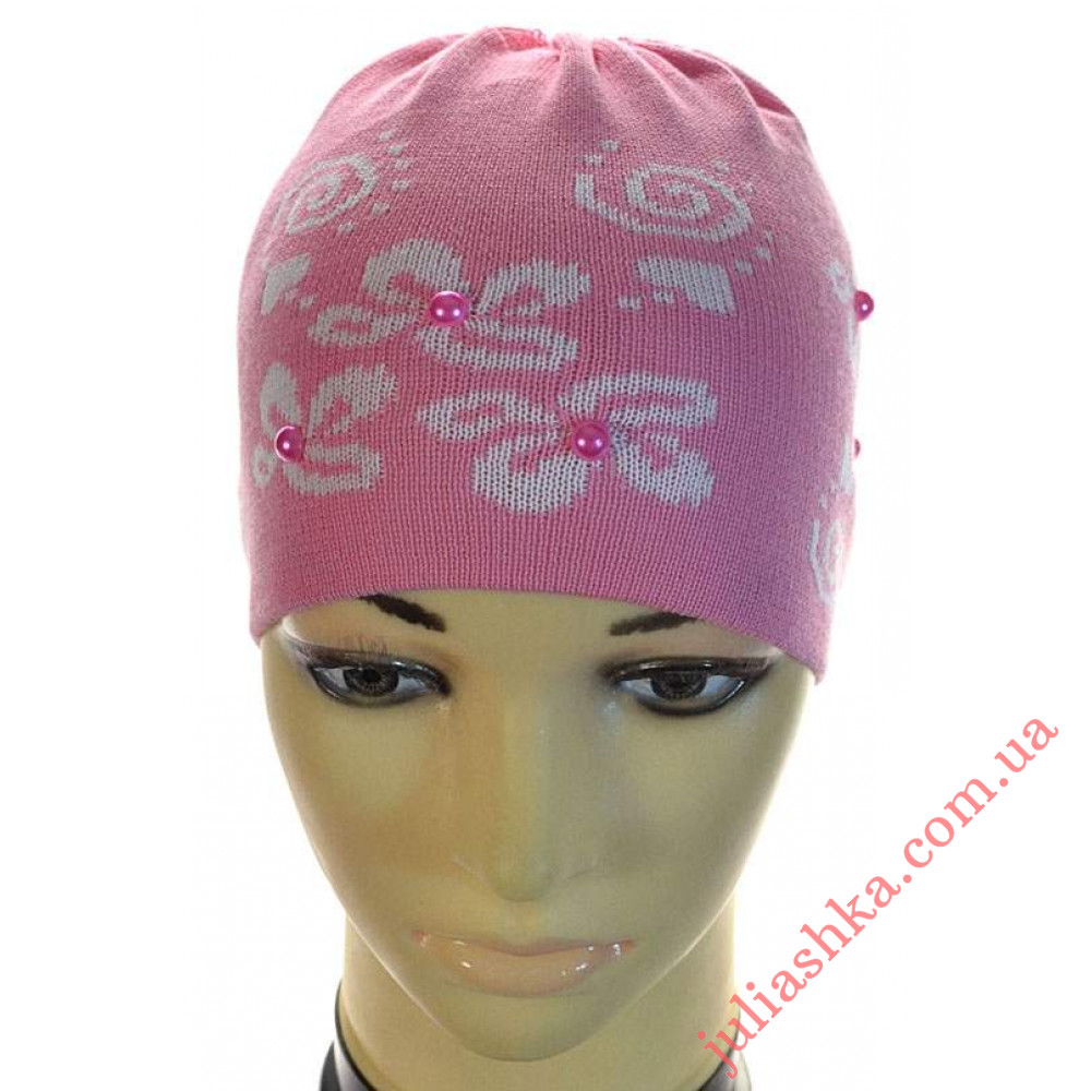 305д.бавовна AMAL(48-52р.дитяча в'язана шапка)