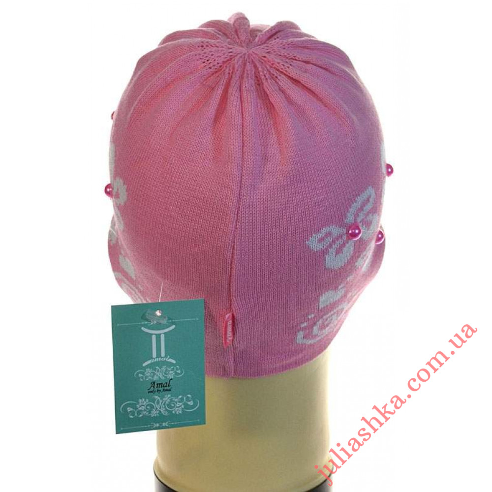305д.бавовна AMAL(48-52р.дитяча в'язана шапка)