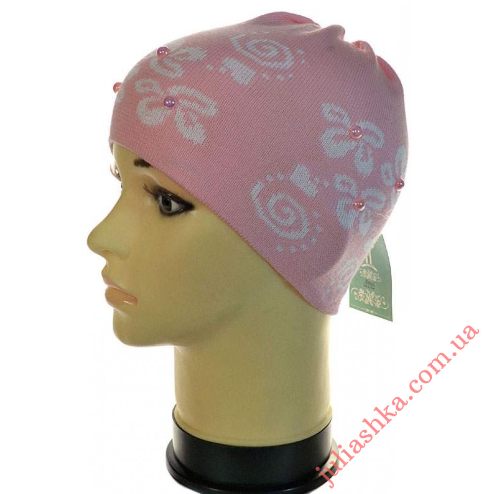 305д.бавовна AMAL(48-52р.дитяча в'язана шапка)