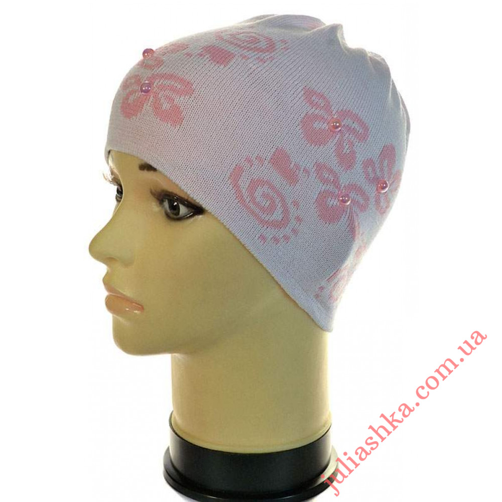 305д.бавовна AMAL(48-52р.дитяча в'язана шапка)