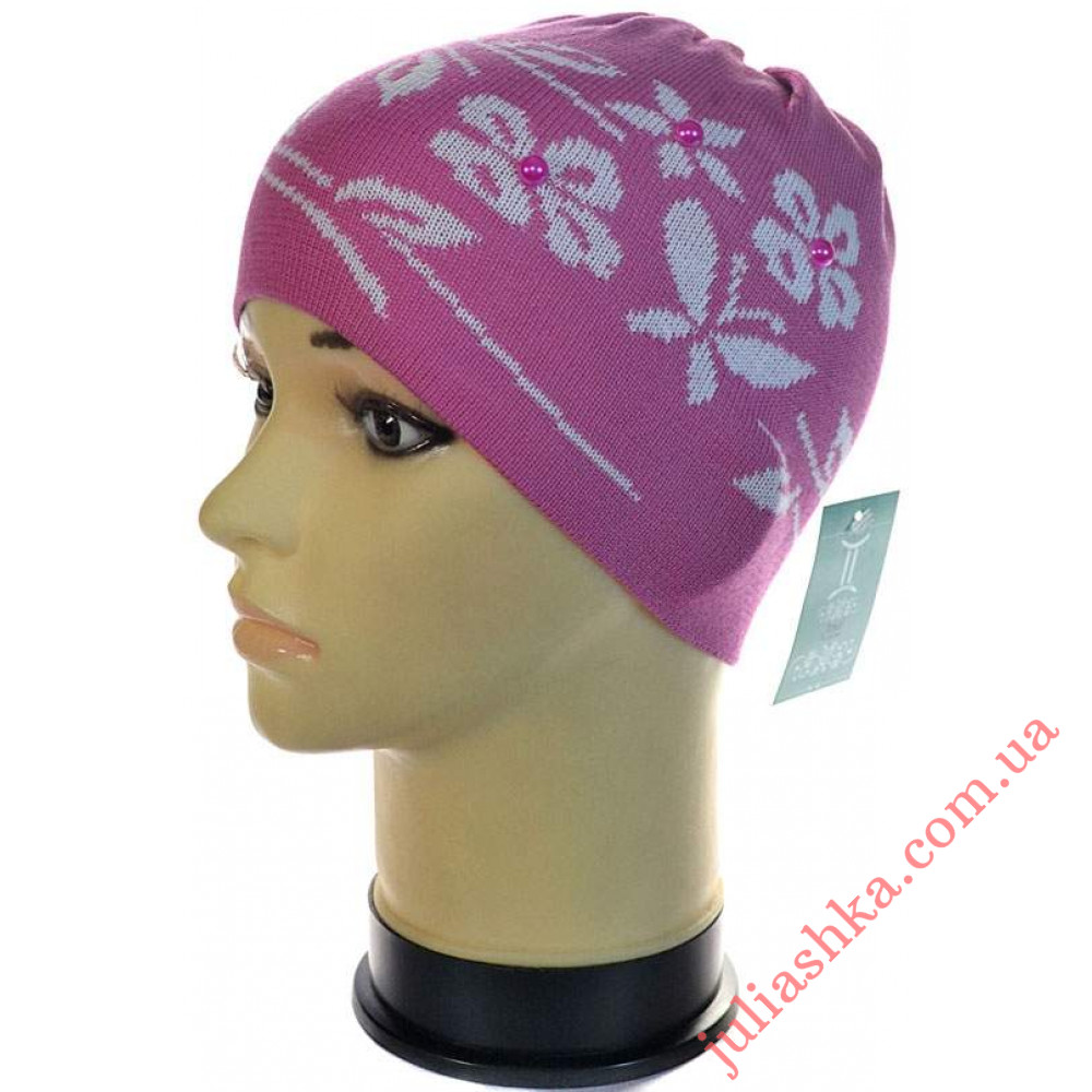 275д.хлопок AMAL(50-52р.детская вязаная шапка)