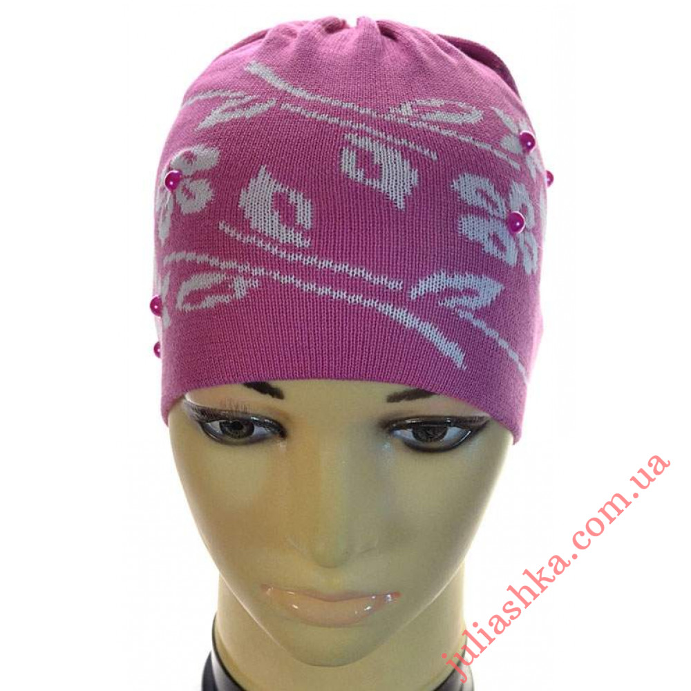 275д.хлопок AMAL(50-52р.детская вязаная шапка)