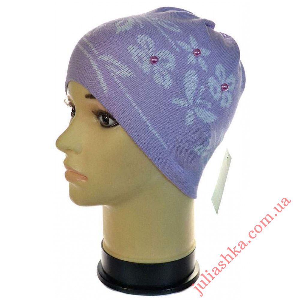 275д.бавовна AMAL(50-52р.дитяча в'язана шапка)