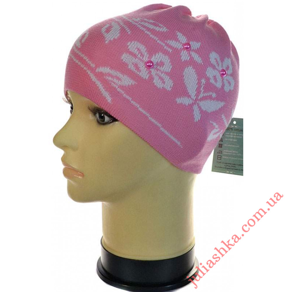 275д.бавовна AMAL(50-52р.дитяча в'язана шапка)