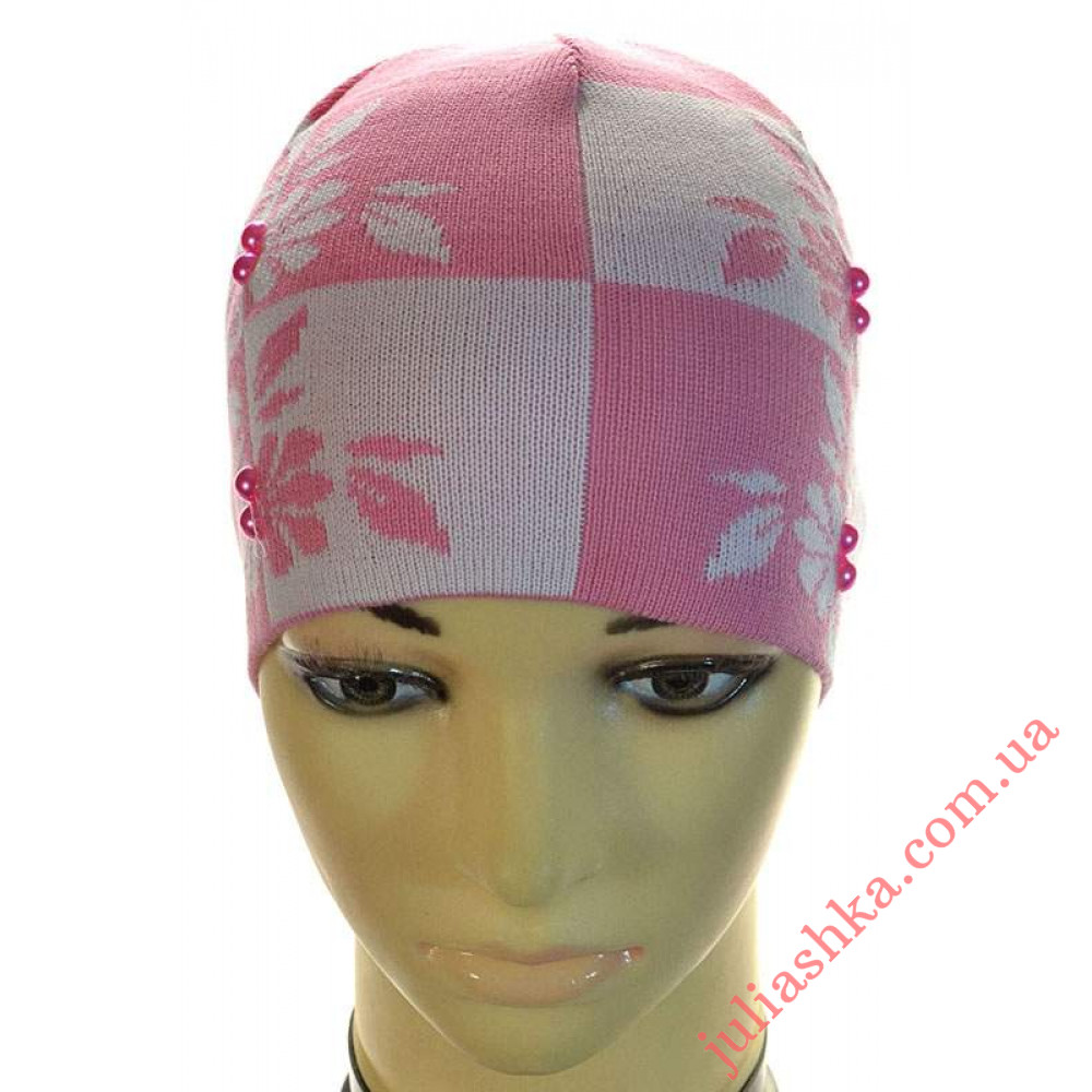 215д.бавовна AMAL(50-52р.дитяча в'язана шапка)