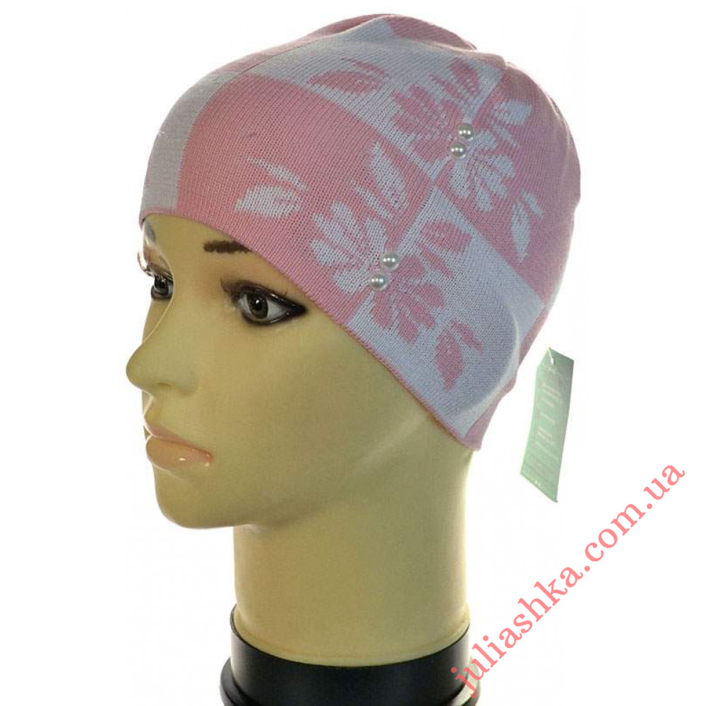 215д.бавовна AMAL(50-52р.дитяча в'язана шапка)