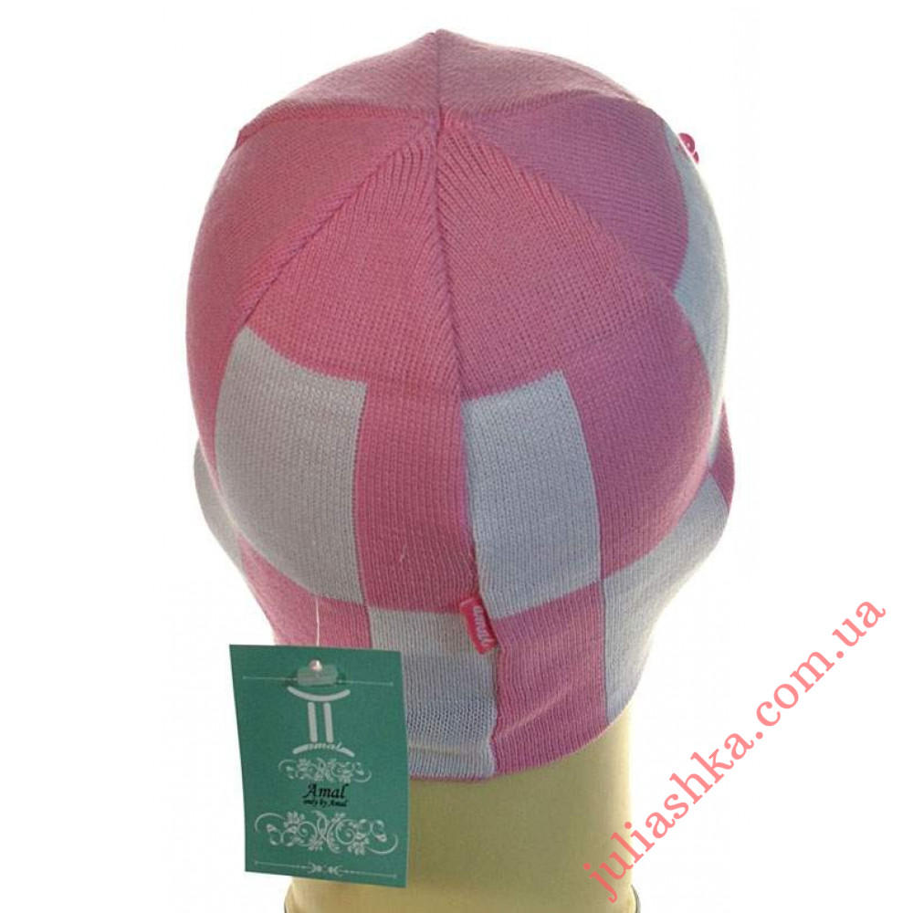 215д.бавовна AMAL(50-52р.дитяча в'язана шапка)
