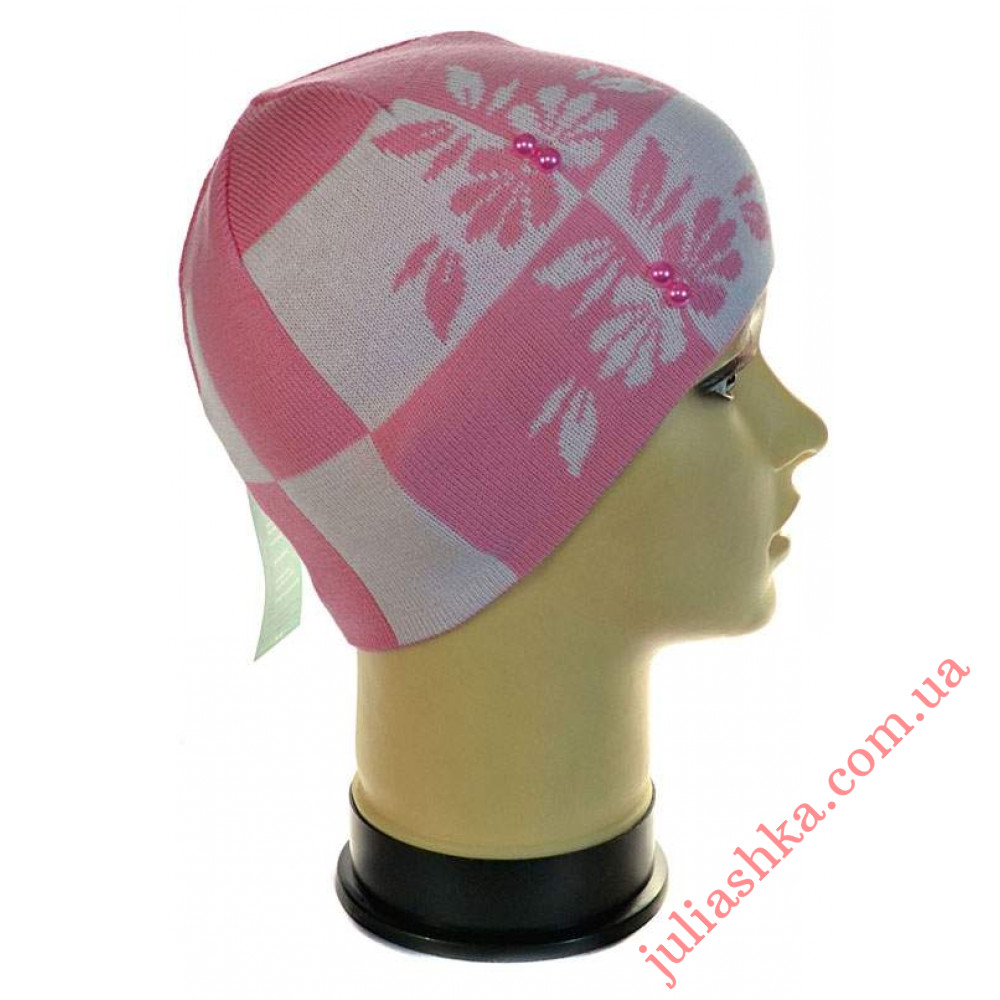 215д.хлопок AMAL(50-52р.детская вязаная шапка)