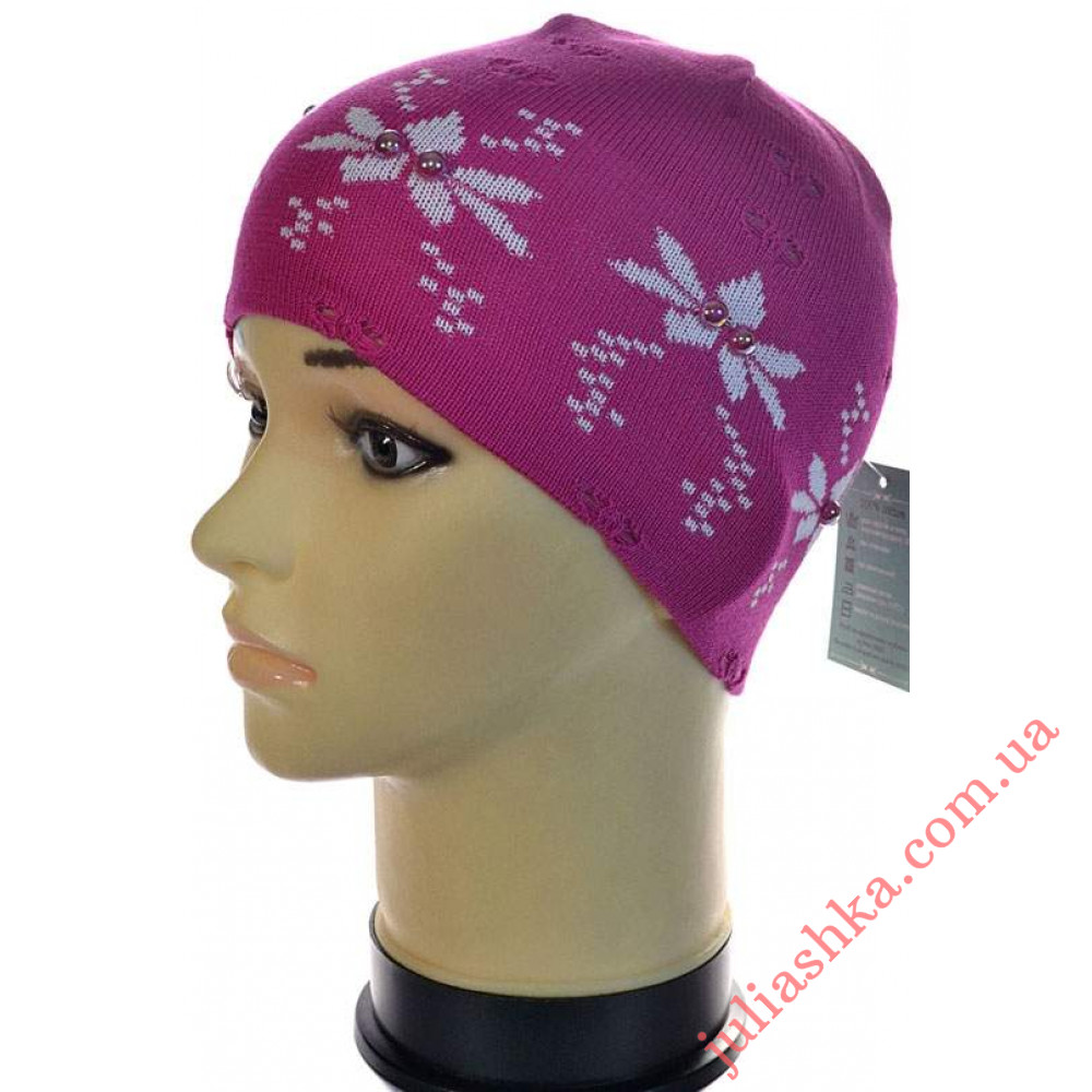 175д.хлопок AMAL(50-52р. вязаная шапка)