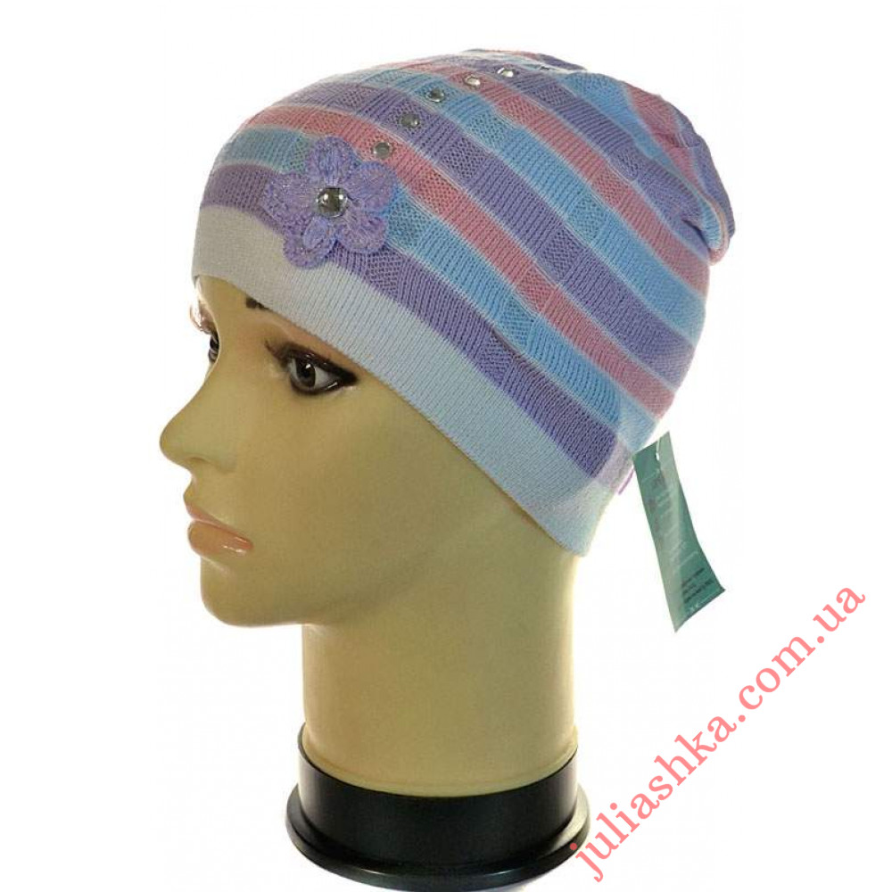 015д.хлопок AMAL(50-52р. вязаная шапка)