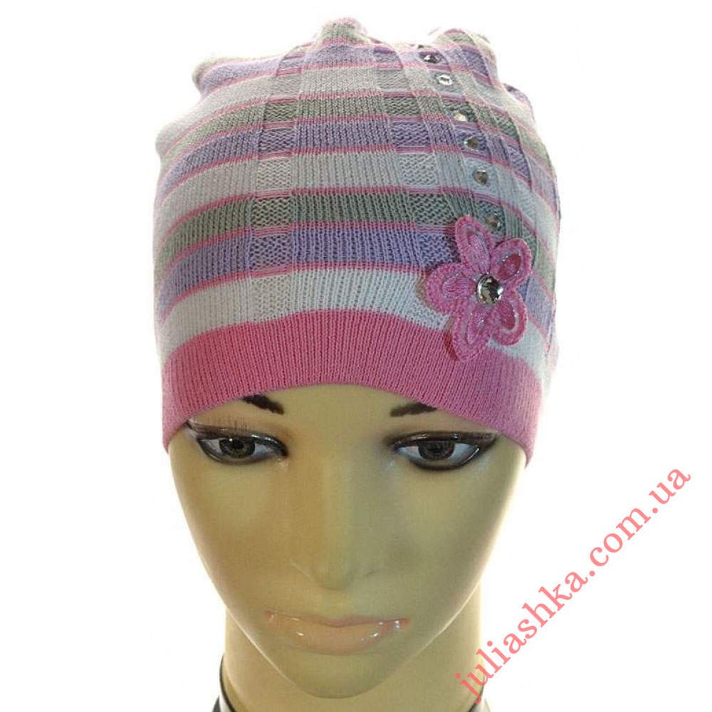 015д.хлопок AMAL(50-52р. вязаная шапка)