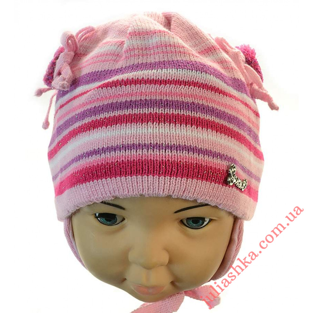 Ku223 GRANS(46-48р.дитяча в'язана шапка)