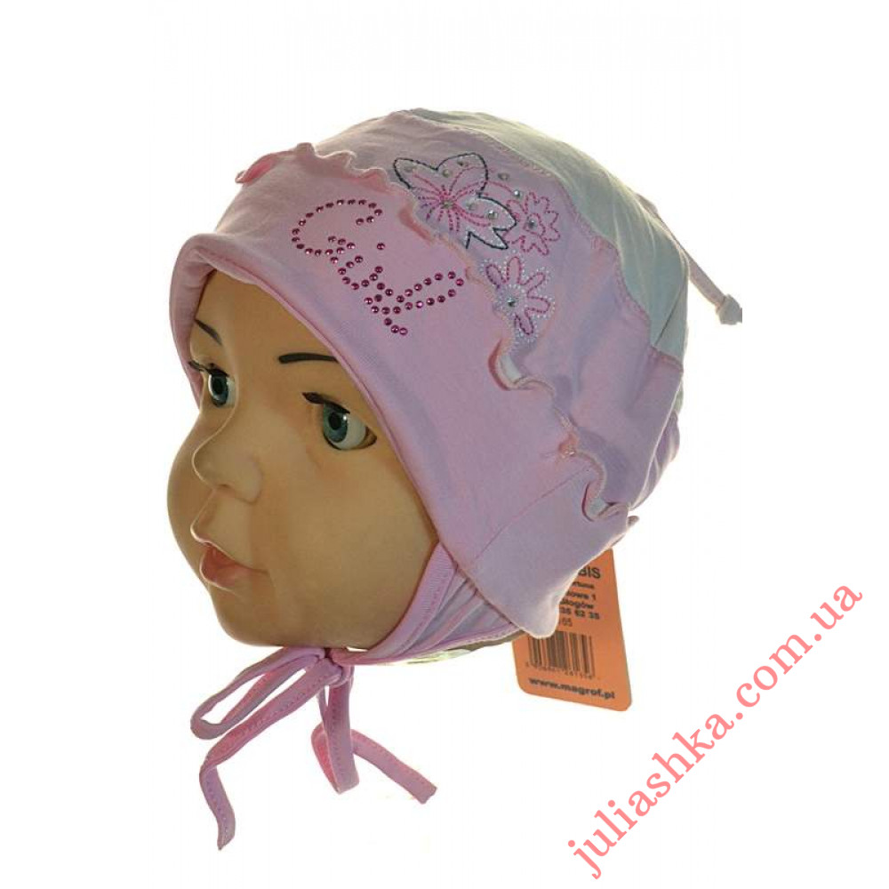 165 MAGROF (40-44р.трикотажная шапка для новорожденных)