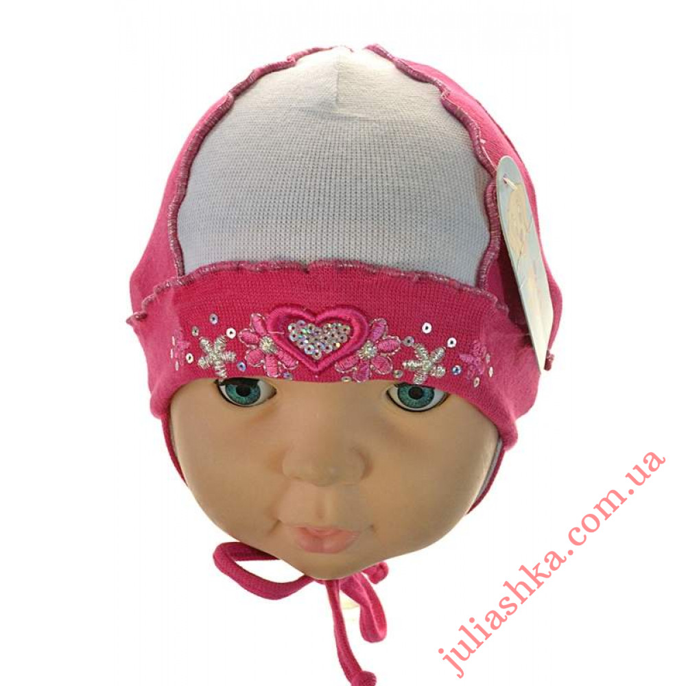 24 GRACEK (40-46р.трикотажна шапка для новонароджених)