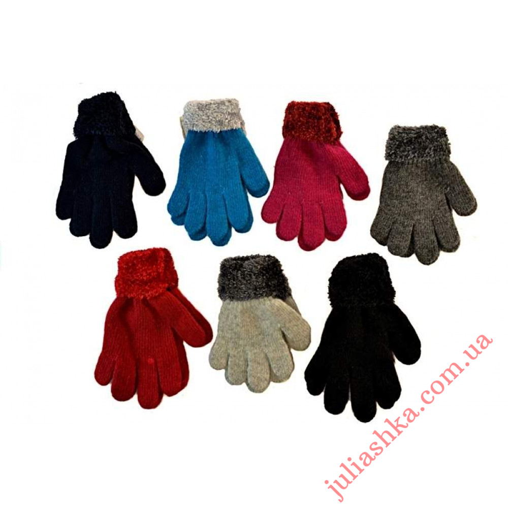 03 CROWN(дитячі вовняні рукавички)