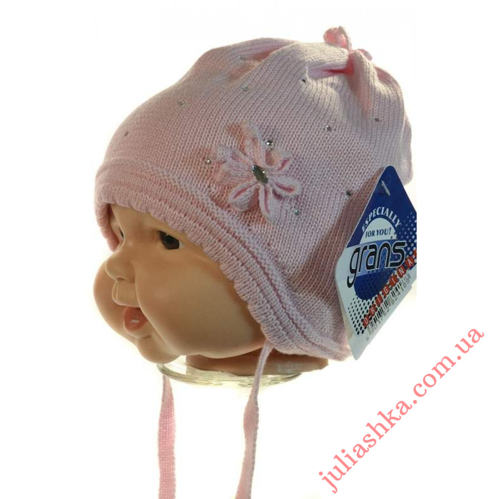 №82 хлопок GRANS(36-40р.детская вязаная шапка)