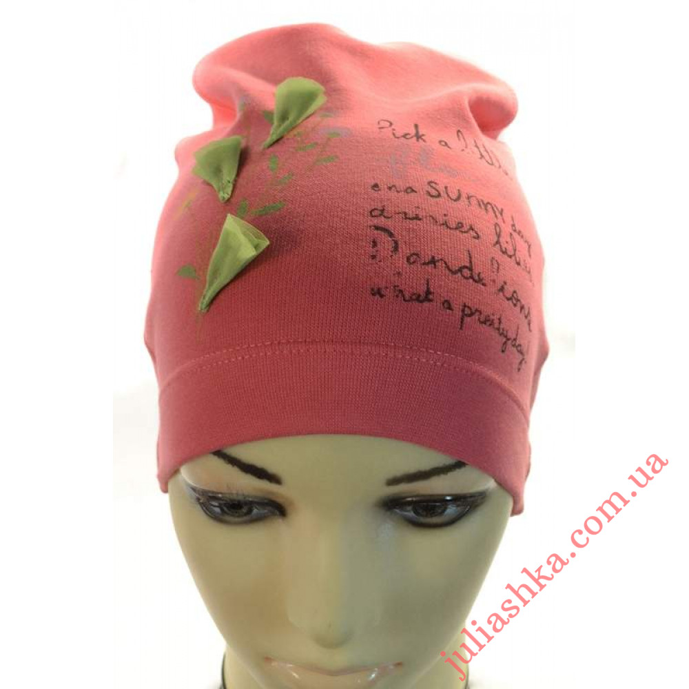 Флора ELF-KIDS(46-52р.дитяча трикотажна шапка)